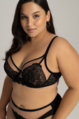 Biustonosz soft bralette Ava 2146 black