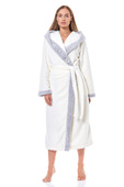 Szlafrok L&L 9145 Hft długi S-2XL damski angora