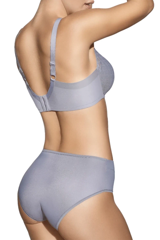 Biustonosz usztywniany na fiszbinach KATIA, gris-szary