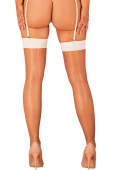 Pończochy Obsessive S814 Stockings, białe