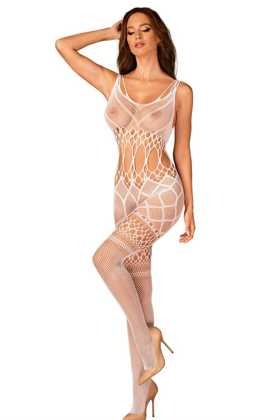 Body Obsessive G330 Bodystocking biały