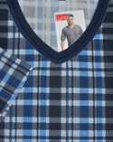 Piżama Luna 793 kr/r M-2XL męska granatowy