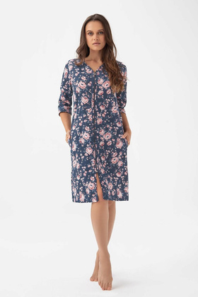 Szlafrok Luna 390 S-2XL W25 damski indygo