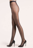 Rajstopy Gabriella 435 Lurex 20 den 2-4 nero-gold