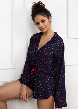 Piżama Sensis Maisie dł/r S-XL granatowy