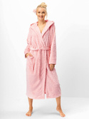 Szlafrok Key LGL 565 S-XL różowy