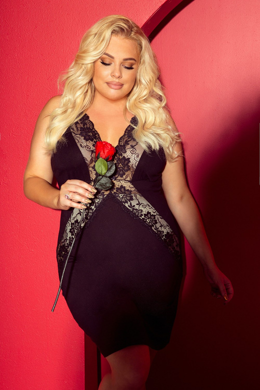 Koszula De Lafense 879 Agnes ramiączko S-2XL ecru