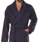 Szlafrok L&L 2450 M-2XL męski antracyt