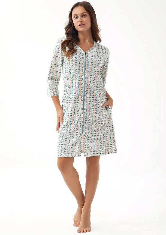 Szlafrok Luna 392 M-2XL L24 damski pistacjowy
