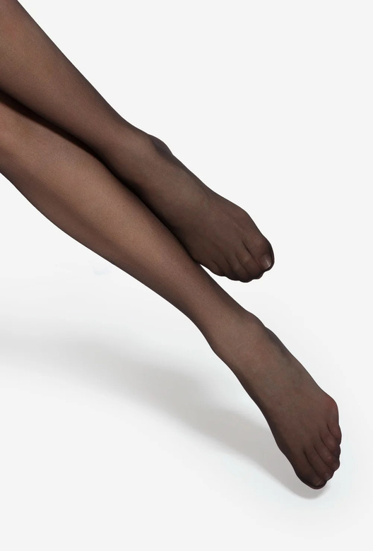 MICHELLE 01 Pończochy samonośne z koronką, czerń