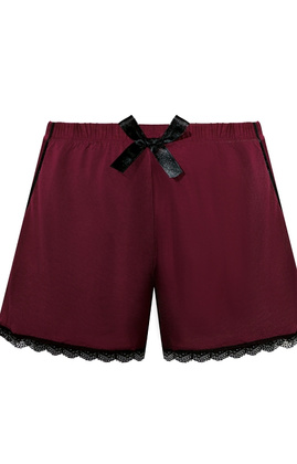 Spodenki piżamowe Mefemi Mix&Match Margot damskie S-2XL burgund