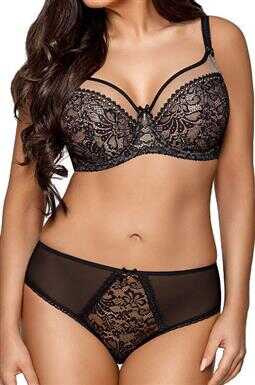 Biustonosz Crystal Soft 1396 Czarny