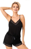 Piżama Donna Niki w/r S-2XL czarny