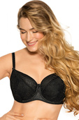 Biustonosz semi soft Gaia BS 594 Sandy czarny