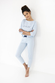 Piżama Sensis Beauty Sleep 3/4 S-XL błękitny