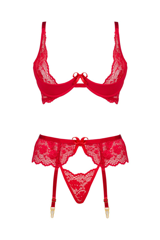 Rose set red