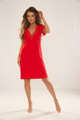 Koszula De Lafense 640 Noela kr/r 3XL-5XL czerwony