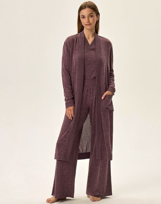 Szlafrok Henderson Ladies 41948 Fudge S-XL orchid