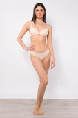 Biustonosz Push-Up z niewidocznymi fiszbinami Fantastic 1368, cipria/beżowy