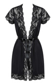 Peniuar Obsessive Peignoir 810-PEI-1 czarny
