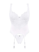Gorset Obsessive Amor Blanco Corset biały
