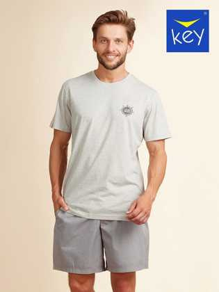 Piżama Key MNS 717 A22 M-2XL beżowy