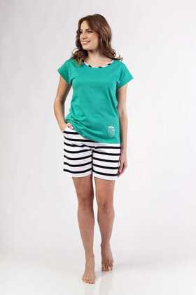 Piżama Regina 697 kr/r S-XL W25 damska zielony