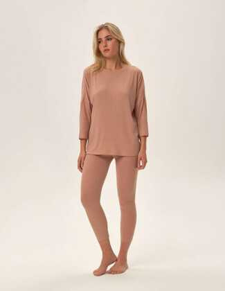 Piżama Henderson Ladies 42706 Frau 3/4 S-2XL dusty rose