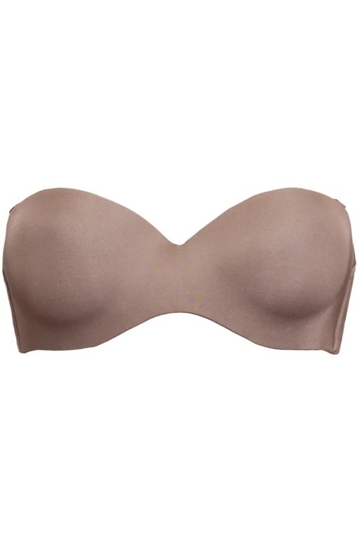 Biustonosz Bardotka Gładki Samonośny Fantastic 1580, stone/szary