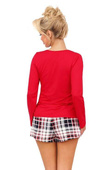 Piżama Donna Ho Ho II 1/2 dł/r S-2XL czerwony
