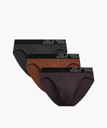 Slipy Atlantic 3MP-209/25 A'3 S-2XL szary-czerwony-brązowy