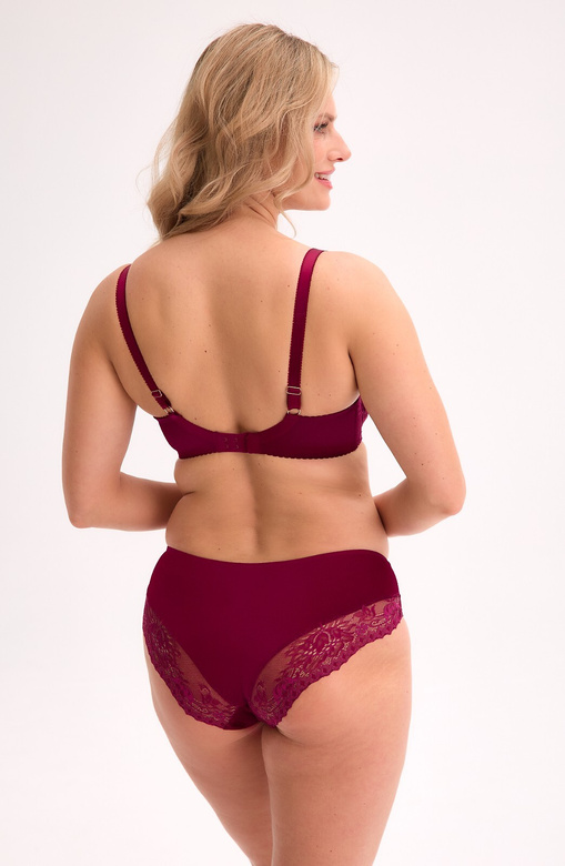 Biustonosz semi soft Gaia BS 1313 Jovana bordowy