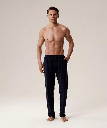 Spodnie piżamowe Atlantic NMB-040 S-2XL granatowy