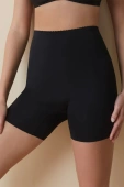 Modelujące bezszwowe figi z długimi nogawkami Faja Pantalón 504, negro-czarny