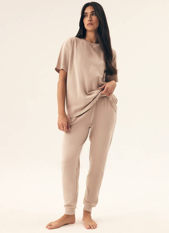 Piżama Henderson Ladies 43349 Nilsa kr/r S-L sand