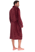 Szlafrok L&L 2453 Ready M-2XL męski bordowy