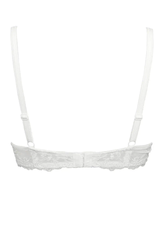 Biustonosz Miękki Koronkowy Glam 1940, bianco/biel