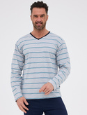 Piżama Cornette Various 139/44 dł/r S-2XL męska szary