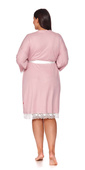 Szlafrok SWW.9710 wygodny polski , różowy
