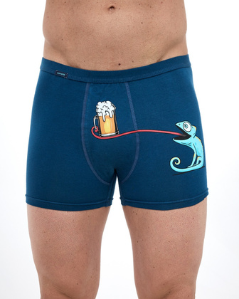 Bokserki Cornette Tattoo 280/248 Leon S-2XL morski