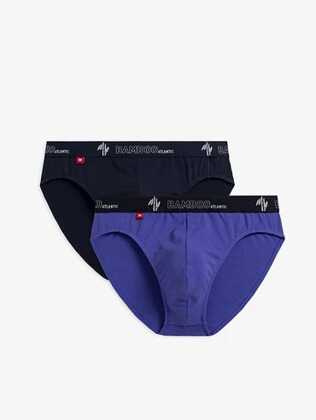 Slipy Atlantic 2MP-1565 A'2 S-2XL granatowy-fioletowy