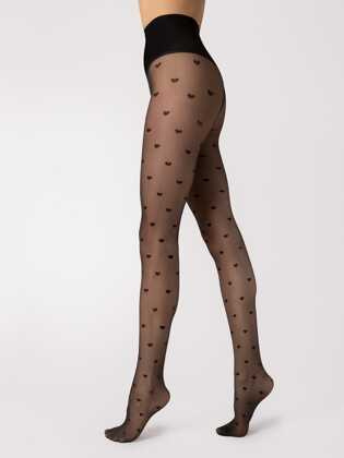 Rajstopy Fiore F 5007 Heartbeat 20 den 2-4 Body Care black