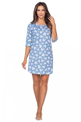 Koszula Regina 086 3/4 M-XL niebieski