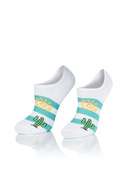 Stopki Intenso 1818 Cotton damskie Wzór 35-40 biały-arbuzy