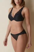 Koronkowy usztywniany biustonosz braletka IRINA, negra-czarny