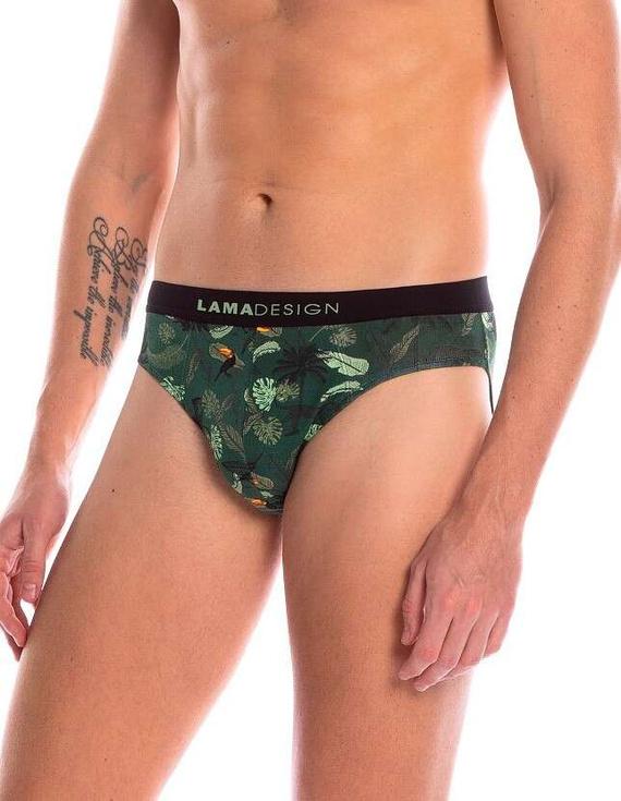 Slipy Lama M-999 SD A'2 M-2XL czarny-zielony