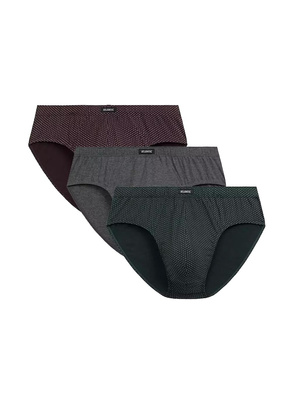 Slipy Atlantic 3MP-202 A'3 M-4XL szmaragdowy-szary melanż-wino