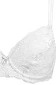 Miękki koronkowy biustonosz na fiszbinach Allure 2672, bianco/biały