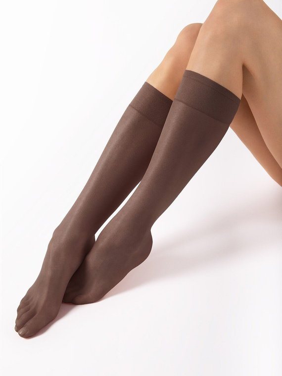 Podkolanówki Fiore C 2100 Pola 15 den A'2 black/czarny