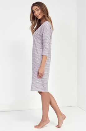 Koszula Cana 102 3/4 S-XL różowy-szary